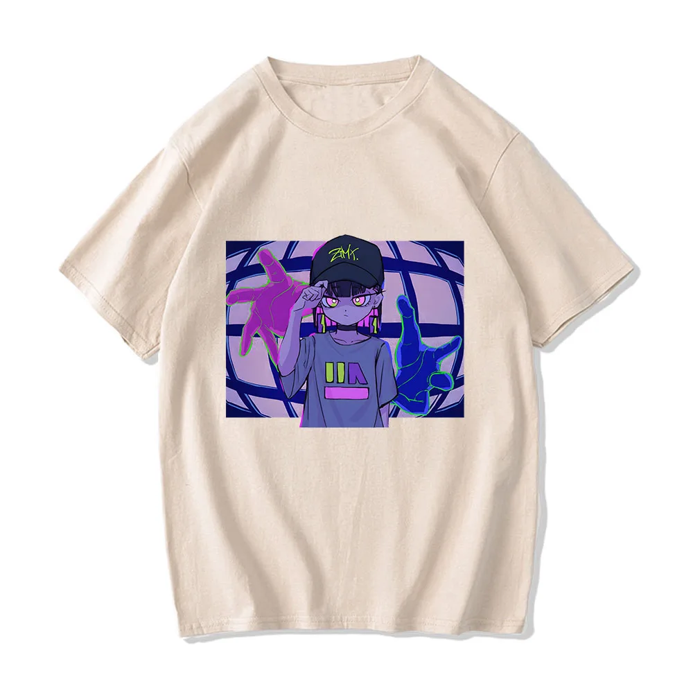 ZUTOMAYO T-Shirt 100% Algodão Roupas de Harajuku Anime Tshirt Homens Verão Tees Unisex Gráfico de Impressão de Camisas Oversized Asual T-shirts