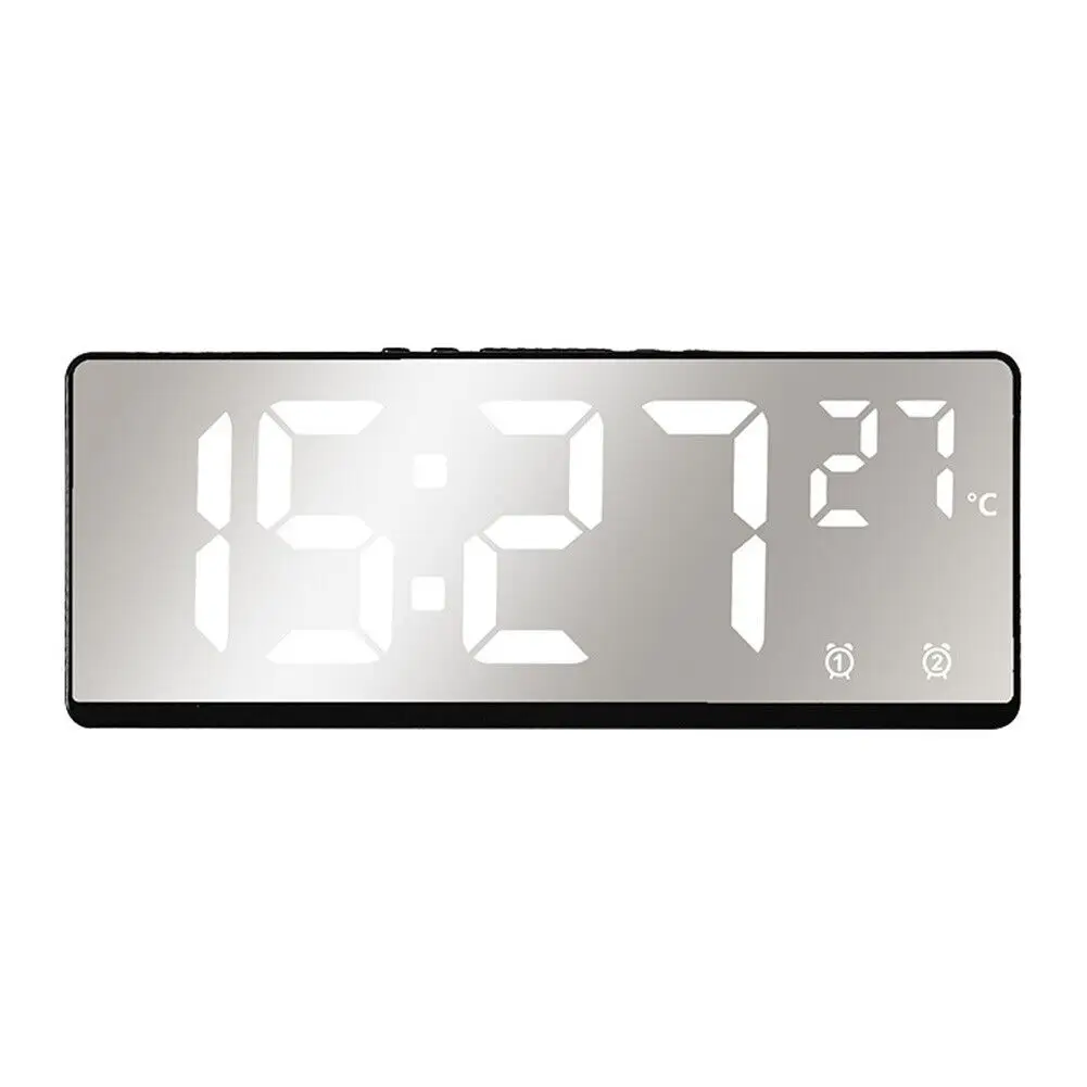 Marca Novo Estilo de Relógio Digital LED de indicação Secretária de Alarme de Temperatura Tempo de Casa Moderna Decoração de ABS, Material Fino Acabamento