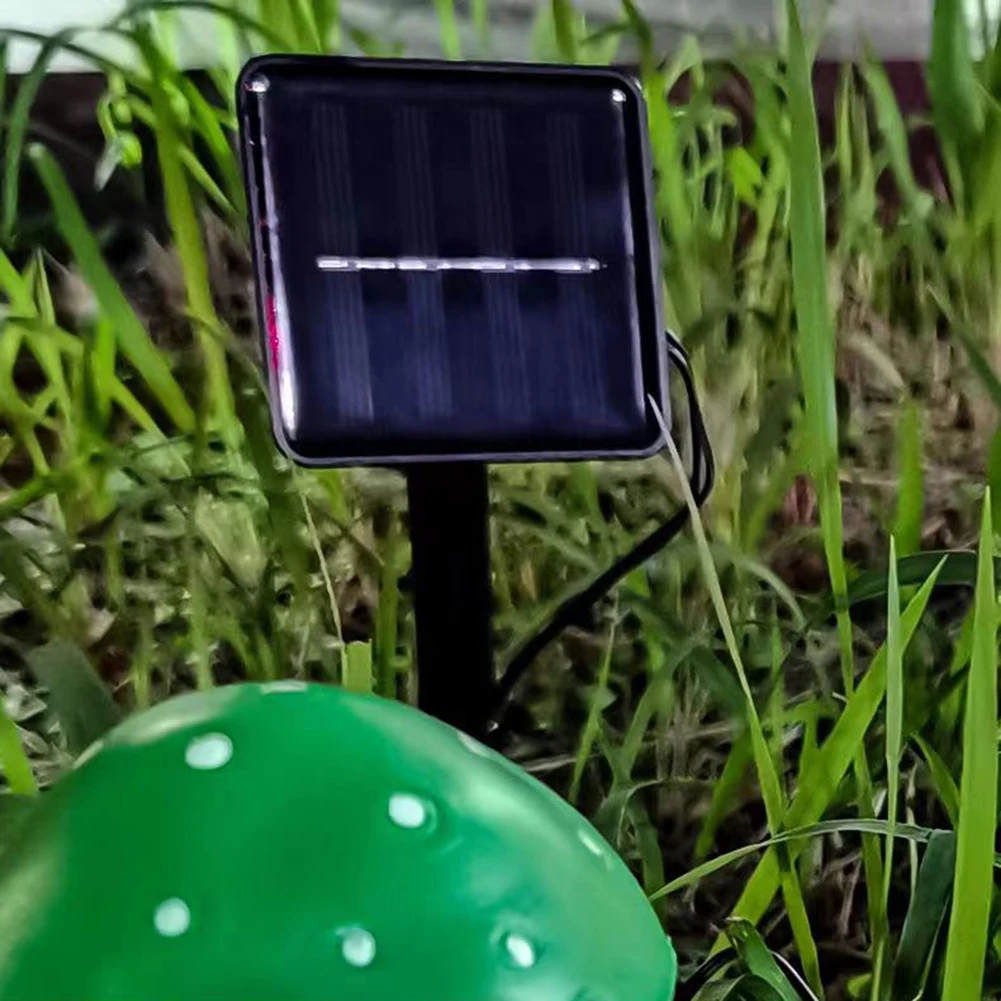 Cogumelo Lâmpada do Gramado Impermeável Solar Decorativa Caminho Paisagem Luzes Durável de Fácil Instalação Interruptor Automático para o Pátio