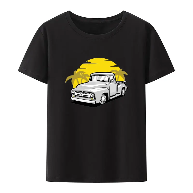 Retro Do Logotipo Do Carro Modelo De Design De Impressão De T-Shirt Homens Mulheres Nostalgia Estilo De Verão Casual Tops Criativo De Moda De Rua Legal Camisetas