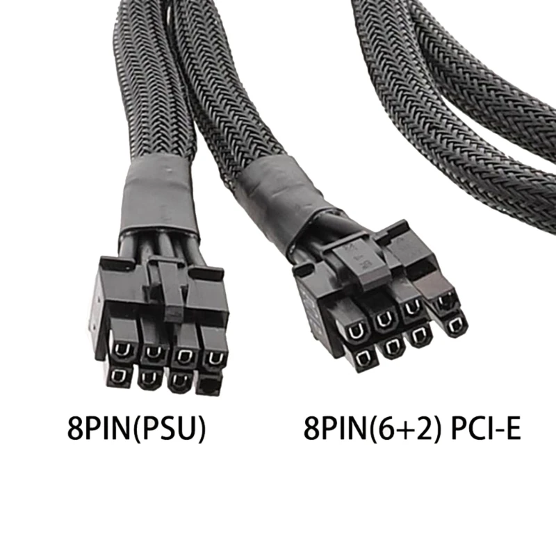 8 PINOS Para 8 pinos (6+2) PCIE VGA Cabo de Alimentação para RM650X RM750X RM850X RM1000X Dropship