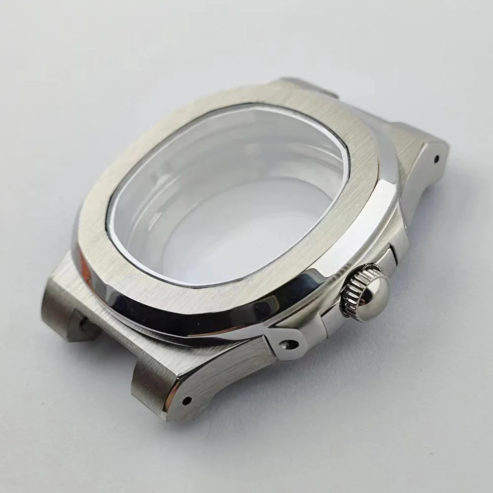 NH35 caso de 40mm Nautilus caso Watch caso Relógio de acessórios de aço inoxidável adequado para nh35 Movimento