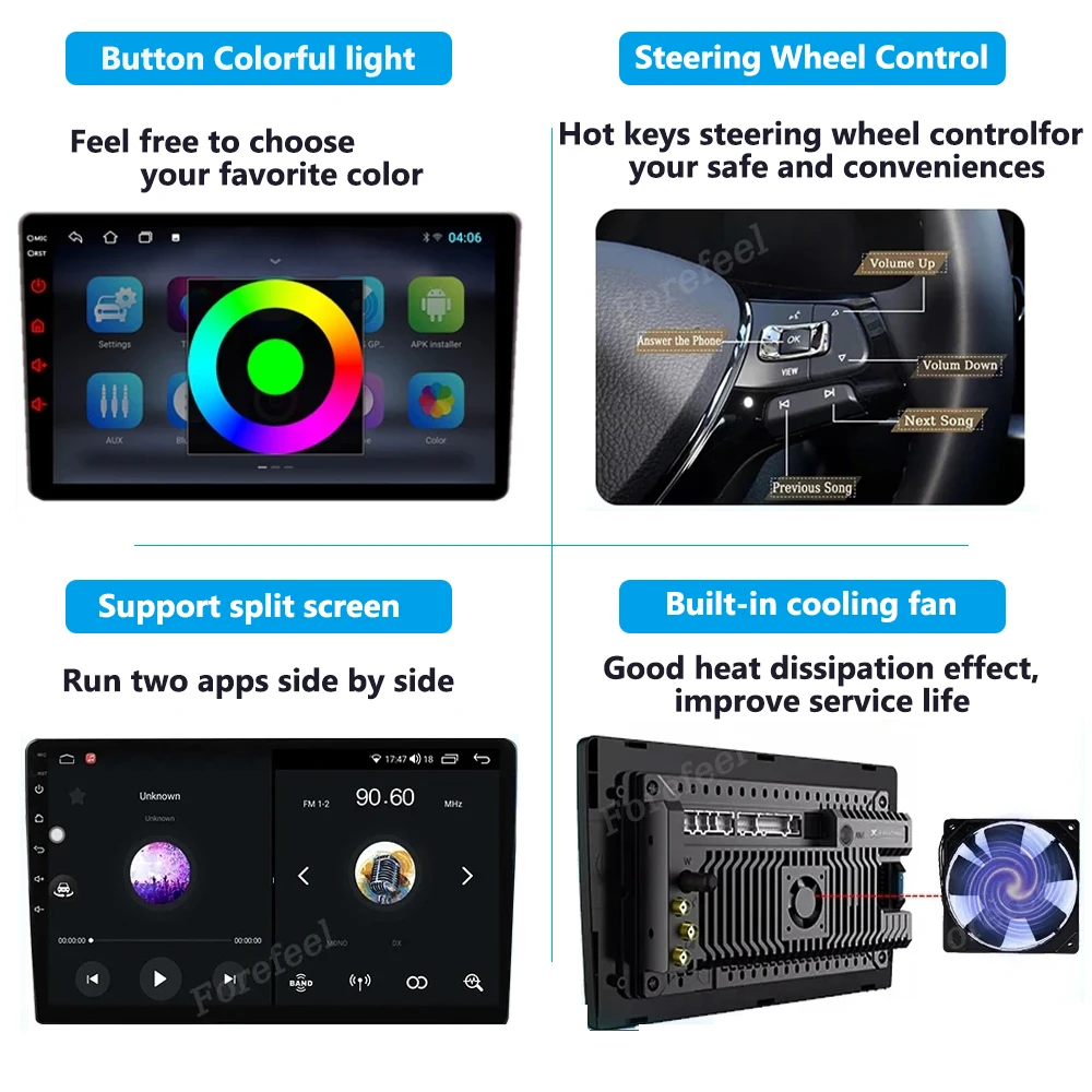 Android13 Qualcomm Para a Audi Q5 2010 2011-2018 Car Multimedia Player Tela de Toque do Sistema Inteligente de 8 núcleos de CPU HDR QLED Tela