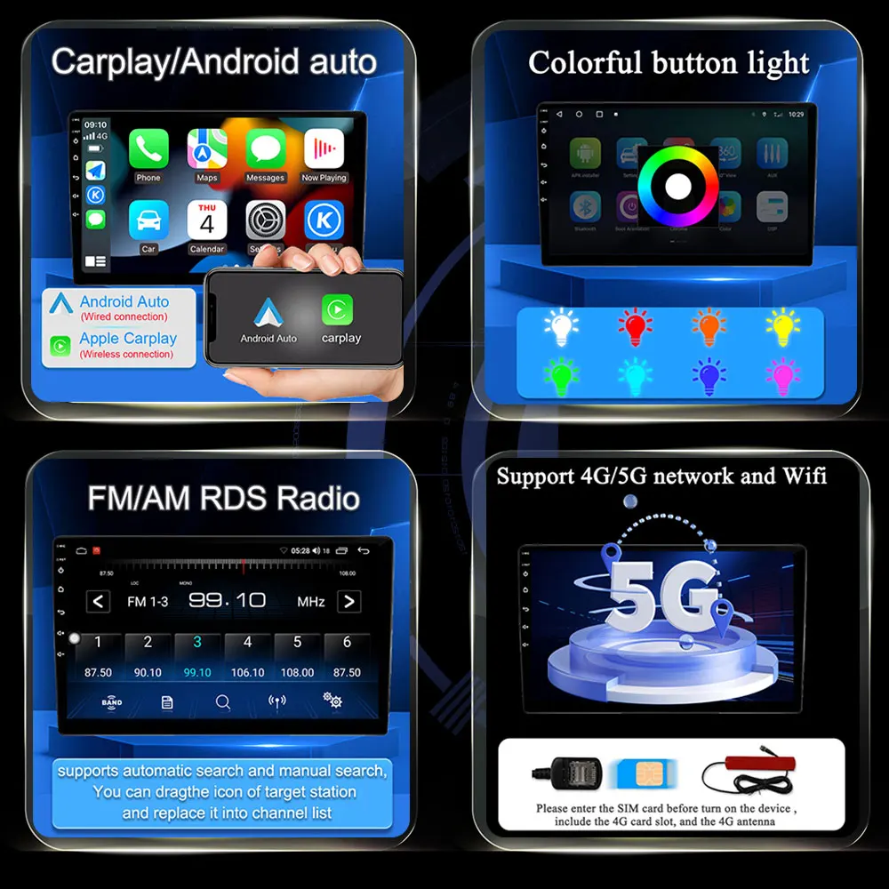 Android 13 a VW Volkswagen Touareg 2004-2010 Ecrã Táctil de Navegação do GPS do Carro da Tela Rádio Autoradio Videp Leitor Multimédia