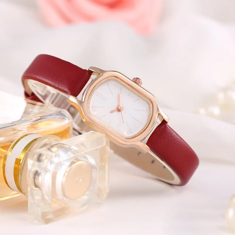 Mulheres Novas A Moda Preto Relógios Vintage De Couro Senhoras Relógios De Pulso Simples Oval De Discagem Vestido Retrô, Feminino Quartzo Relógio De Pulso