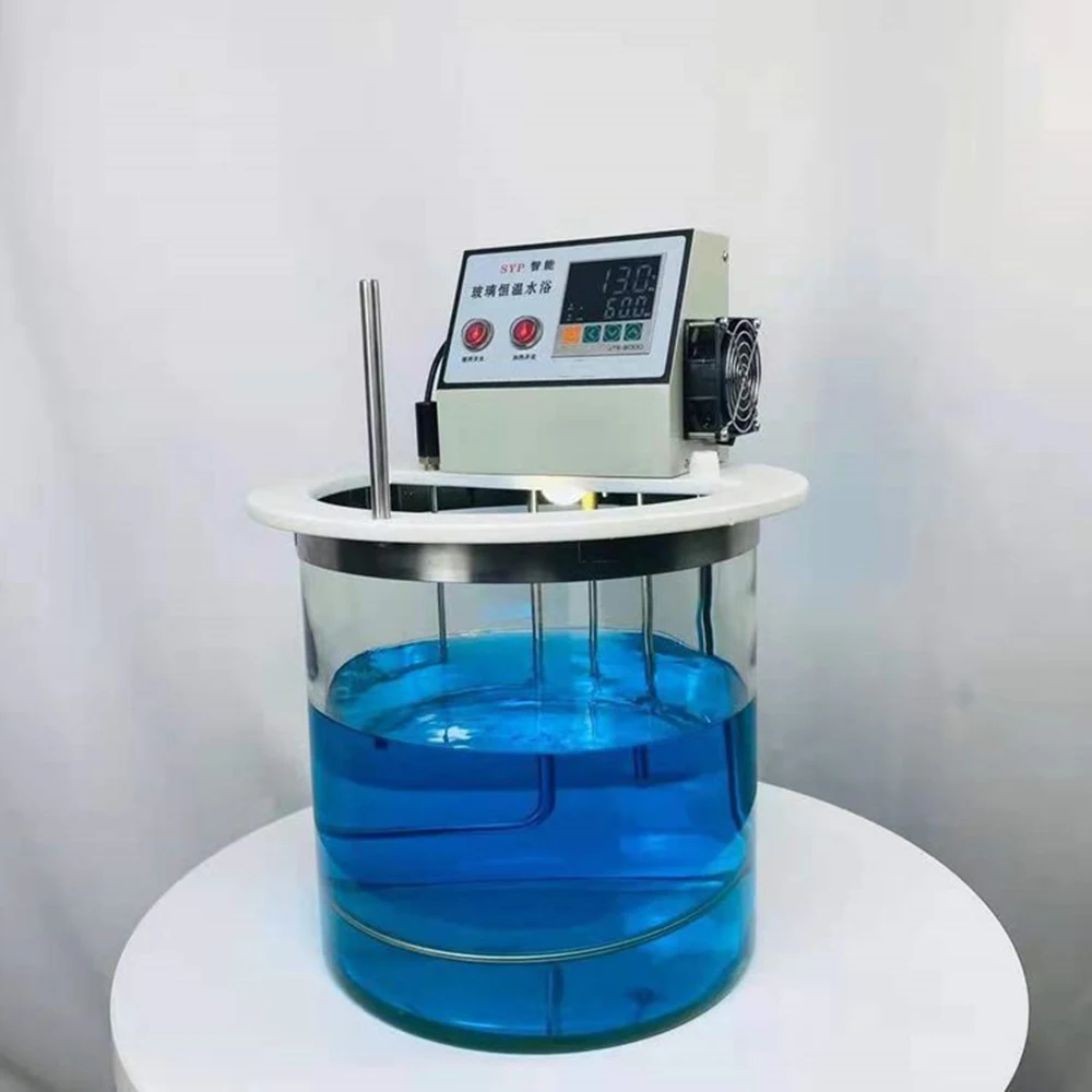 Termostato Banho de Água com Aquário de Vidro para Experimento de Laboratório