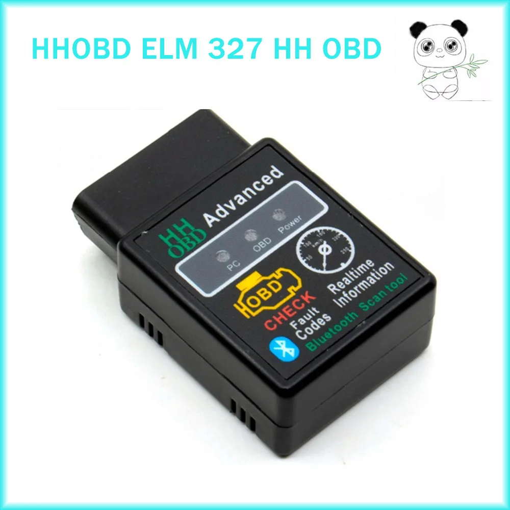 HHOBD ELM 327 HH OBD Avançada ELM327 Bluetooth V2.1 Mais Barato Do Que V1.5 Suporte OBD2 Auto Leitor de Código Wireless Ferramenta de Verificação de elmV2.1