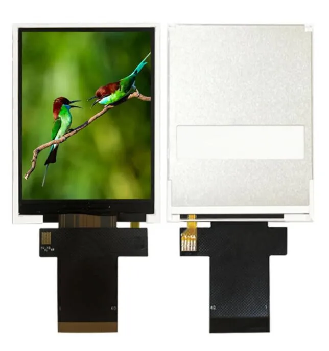 2.8 polegadas 40PIN Cor Completa da exposição de TFT LCD de Ecrã COG ST7789V Unidade IC 240(RGB)*320 MCU 8/16Bit Interface Paralela