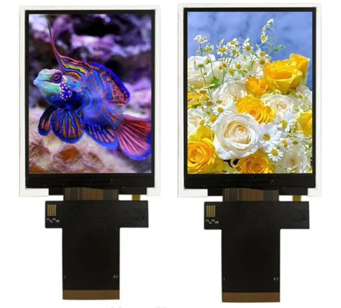 2.8 polegadas 40PIN Cor Completa da exposição de TFT LCD de Ecrã COG ST7789V Unidade IC 240(RGB)*320 MCU 8/16Bit Interface Paralela
