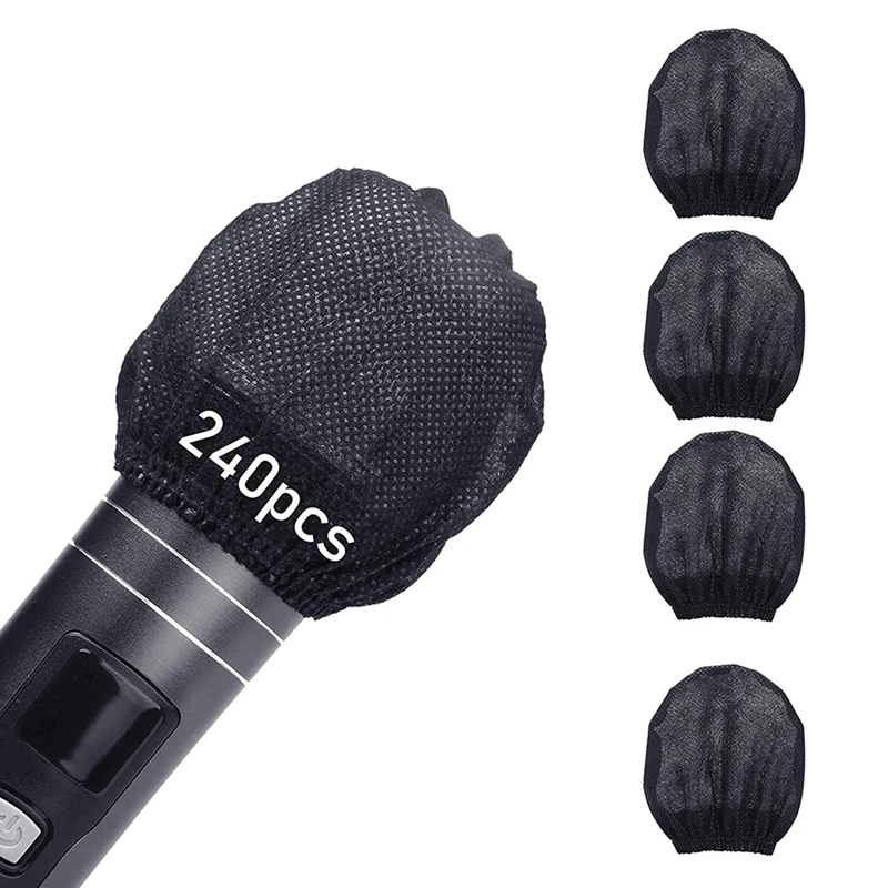 Mic Cobre Descartável Não-Tecido De Mic Tampa Mic Microfone Pára-Brisas E Filtros Para Karaokê