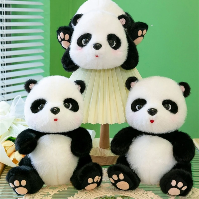 Pelúcia Panda de Pelúcia Macia Plushies Animal Bonito Brinquedo de Meninos Meninas rapazes raparigas Presentes do Bebê