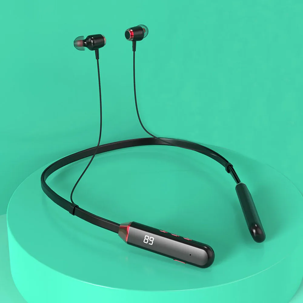 Compatíveis com Bluetooth, Fone de ouvido Sports Fones de ouvido sem Fio Baixo No Ouvido com Microfone Magnético de Redução de Ruído Execução do Fone de ouvido