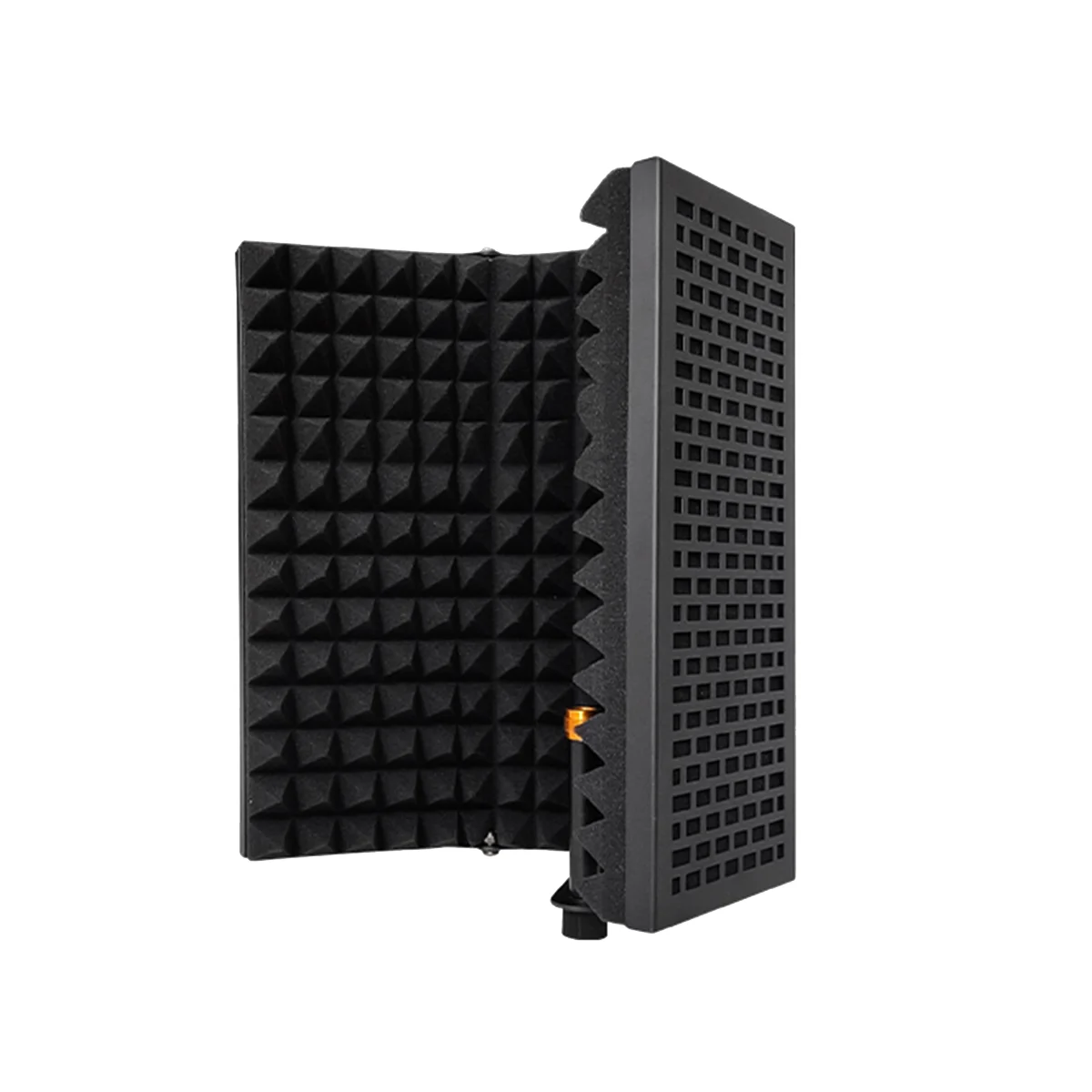 Microfone Portátil de Mesa de Som de Espuma de Absorção de Reflexão Filtro Mic Insonorizados Equipamentos para Gravação de Áudio 3 Painel