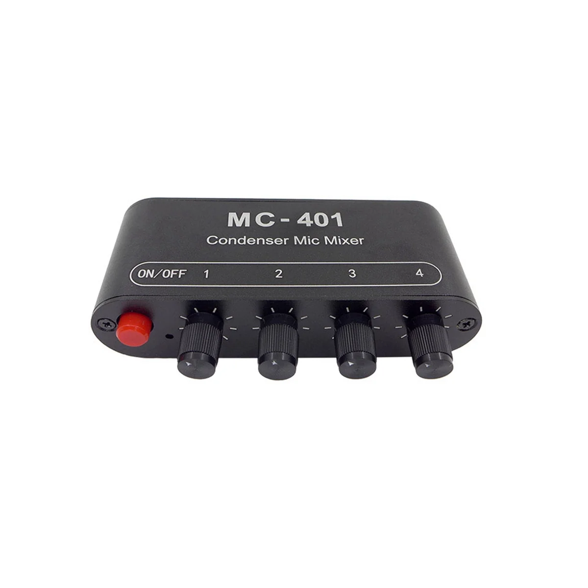 Novo Mini Mixer de Áudio Microfone de Condensador Mixer de Quatro-Em-Um Amplificador de Microfone para Computador Celular Placa de Som