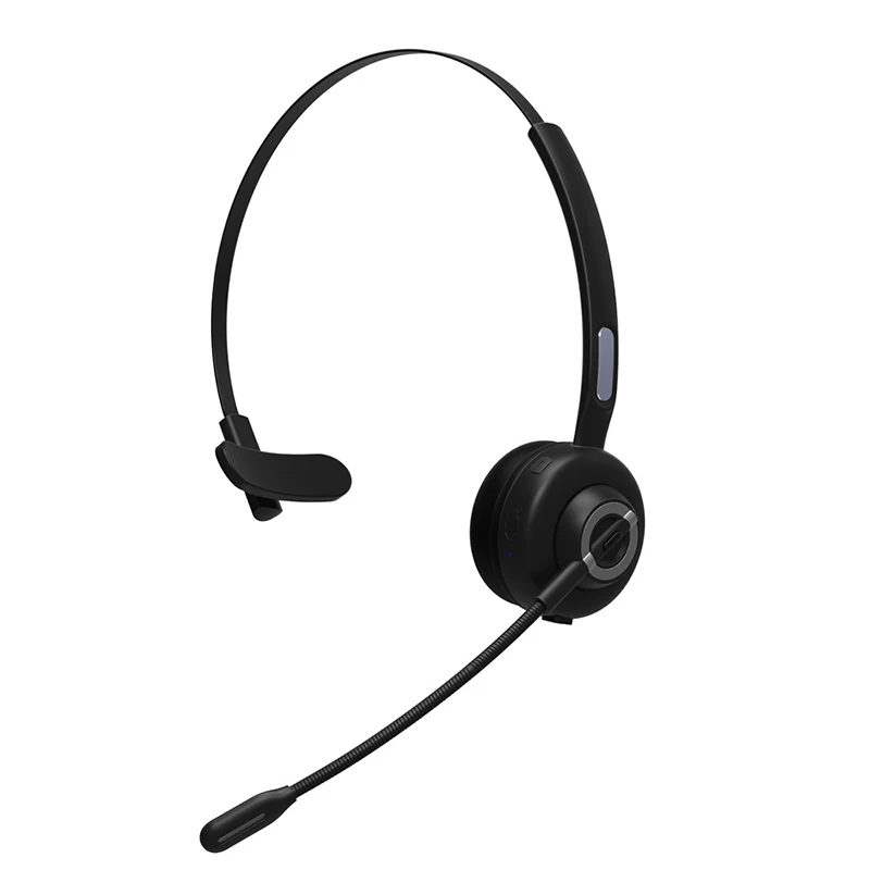 Confortável Sobre-cabeça Auricular M97 Pele-amigável sem Fio Fone de ouvido carregador de Base Para o Centro do Office do Skype Motorista de Caminhão