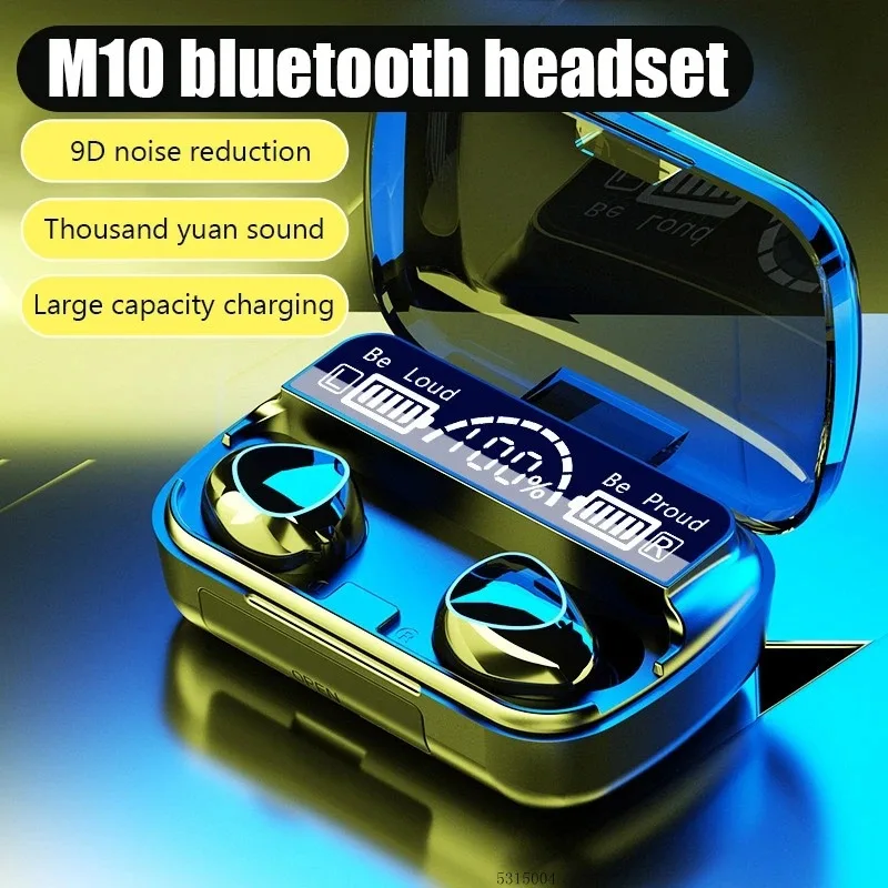 2023 NOVO TWS Bluetooth sem Fio a Música de Fones de ouvido de Redução de Ruído 9D Aparelhagem hi-fi Estéreo de Fones de ouvido Impermeável Esportes Fone de ouvido para o iphone