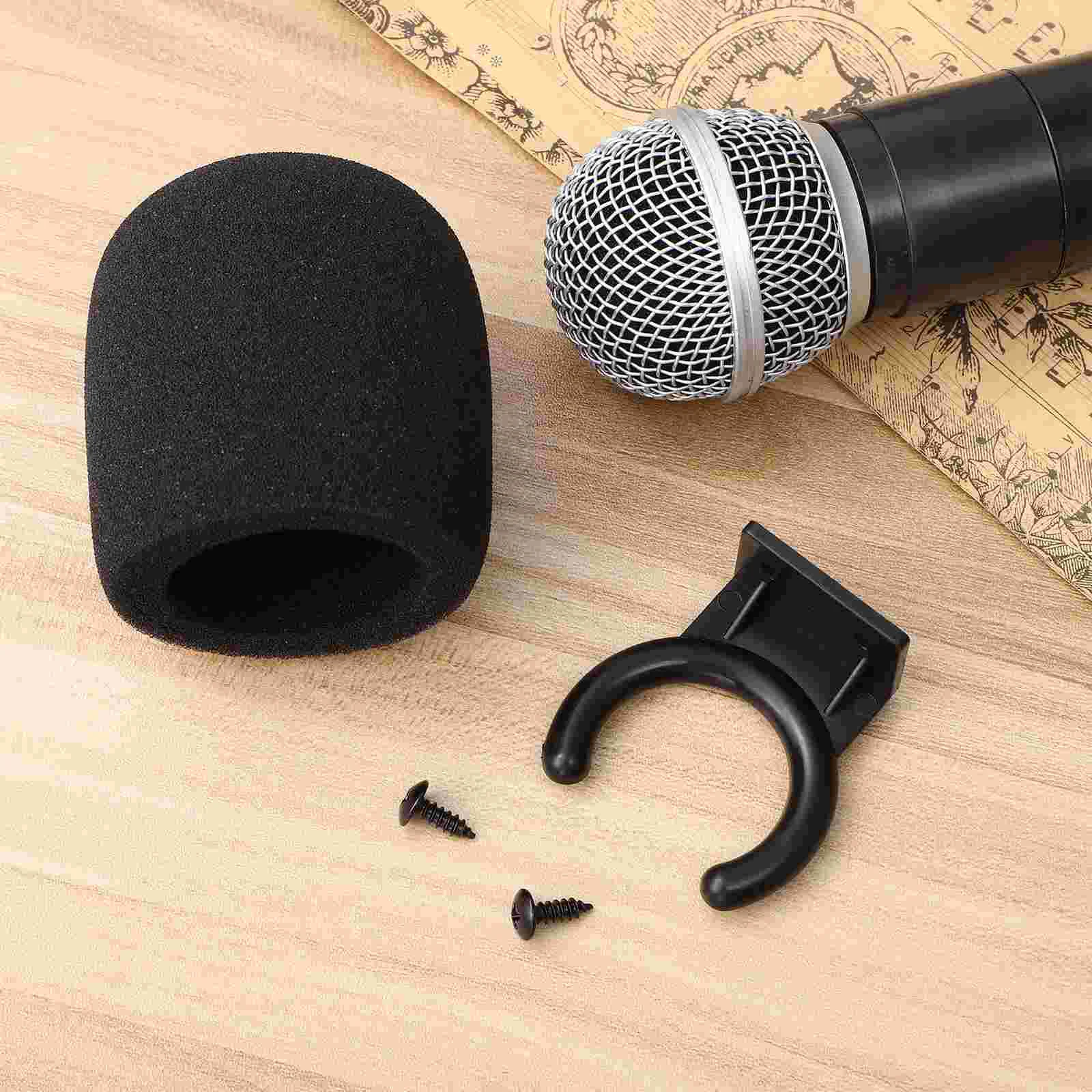 1 Conjunto De Microfone Esponja Cobre Microfone Cobre Mic Titular Handheld Microfone Titulares Conjunto