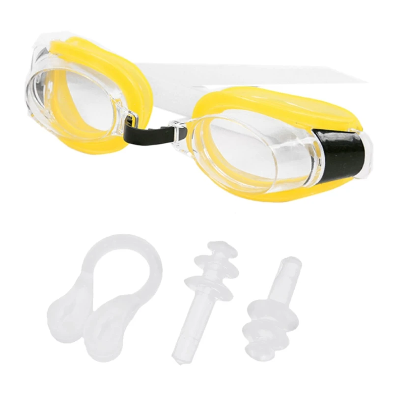 Mulheres Homens Adultos, Impermeável, Anti Fog Óculos de Natação Conjunto de UV para Proteção Ampla 094C
