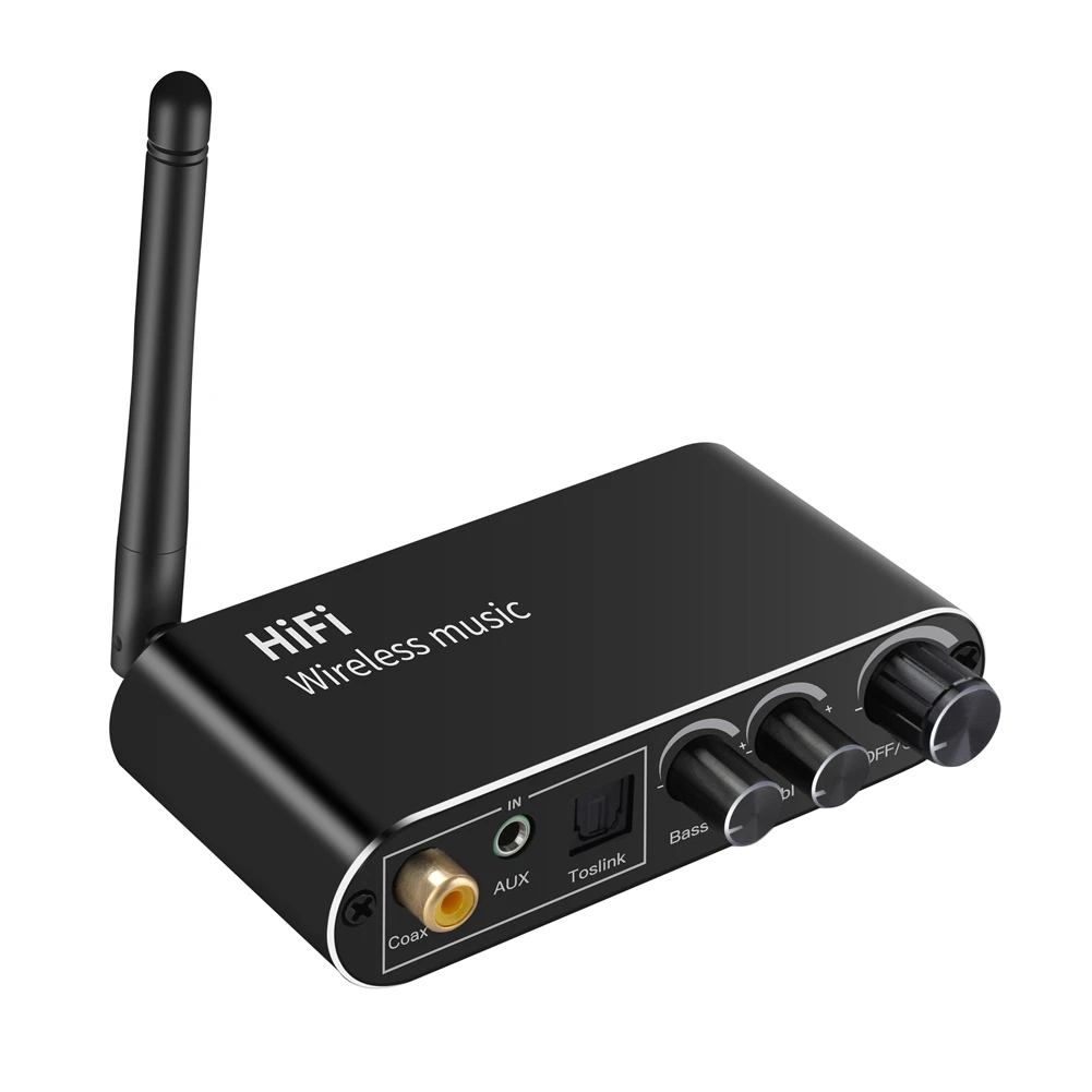 BT01 Bluetooth Áudio 5.1 Conversor Digital Analógico do Receptor Coaxial Fibra Óptica Aux de 3,5 Mm Adaptador sem Fio para TV em Casa
