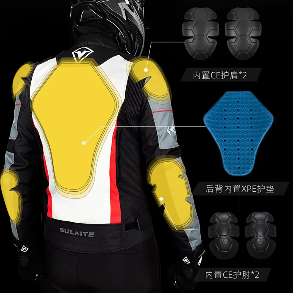 Inverno Moto Jaqueta de Moto Calças resistentes ao Desgaste Motocross Jaqueta à prova de Vento Quente da Motocicleta Casacos