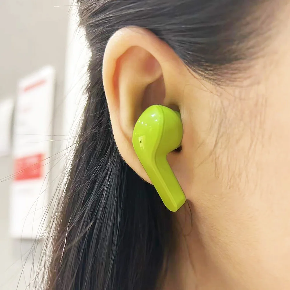 Bluetooth Headset sem fio Transparente de Energia LED Display Digital Som Estéreo de Fones de ouvido para Esportes de Trabalho ENC Fones de ouvido