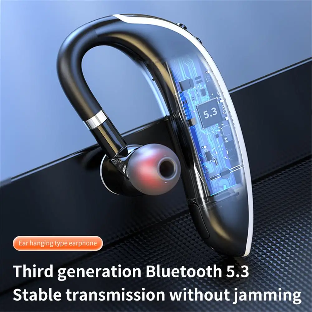 2023 Novo GL20 Bluetooth 5.3 Fone de ouvido sem Fio Unilateral Orelha Gancho do Fone de ouvido de Negócios do Esporte Redução de Ruído Fones de ouvido Com Microfone