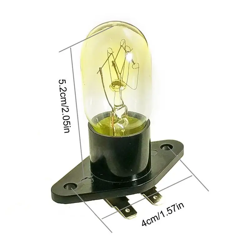 Geladeira Lâmpada Do Forno De Luz Com 500 Graus Resistentes 20 Watts Aparelho De Luz Do Bulbo Do Aparelho De Lâmpada Para Fogão