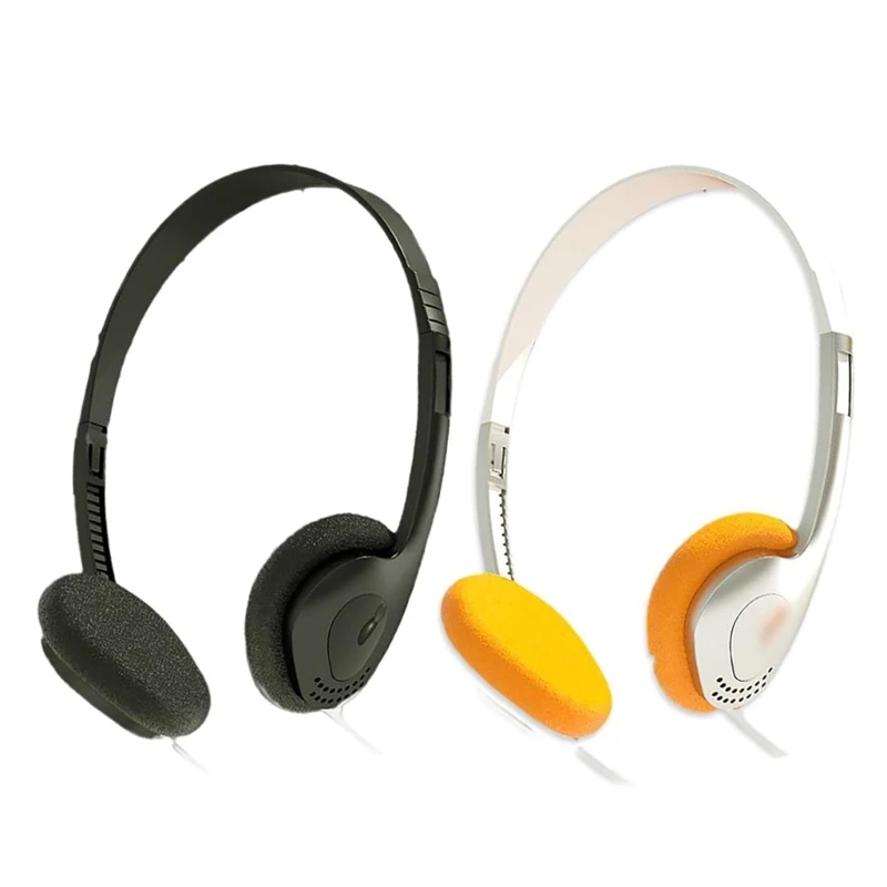 N80D Fones de ouvido Y2K Personalidade Retro Auricular Moda Mais Auricular Auricular Auricular Adereços 3.5 mmJack Mais de Orelha