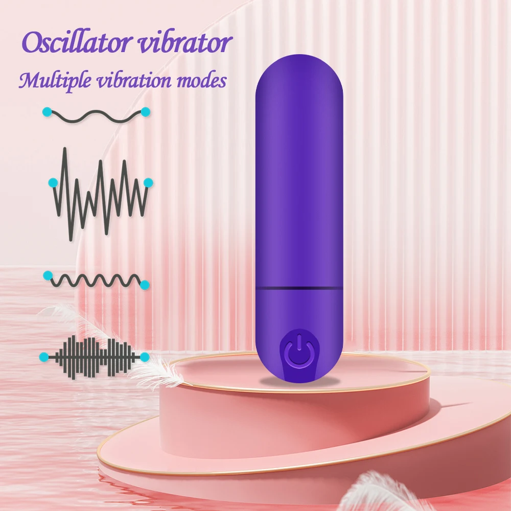 Bullet Vibrador para as Mulheres ponto G, Clitóris Estimulador Vibrador Vibrador Impermeável Mini Brinquedos Sexuais para um Casal de Adultos de Produtos do Sexo