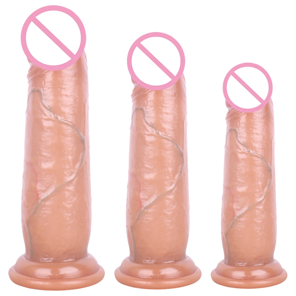 Realista Vibrador Pele uma Sensação de Vibrador Enorme Macia e Flexível, o Deslizamento do Pênis Brinquedos Sexuais para as Mulheres Masturbação Feminina Adulto Brinquedos