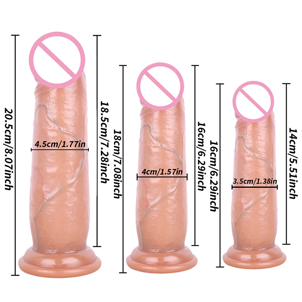 Realista Vibrador Pele uma Sensação de Vibrador Enorme Macia e Flexível, o Deslizamento do Pênis Brinquedos Sexuais para as Mulheres Masturbação Feminina Adulto Brinquedos