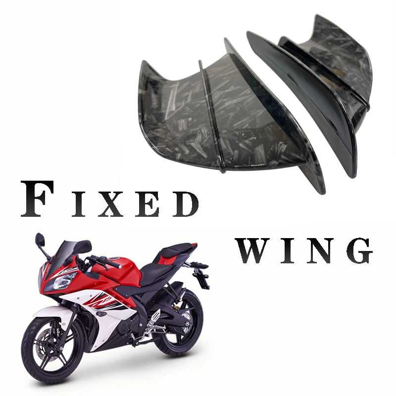 Novo Estilo Quente da Venda da Motocicleta Winglet Aerodinâmico da Asa Kit Spoiler Para QJMOTOR CFMOTO Kawasaki Yamaha Honda SUZUKI