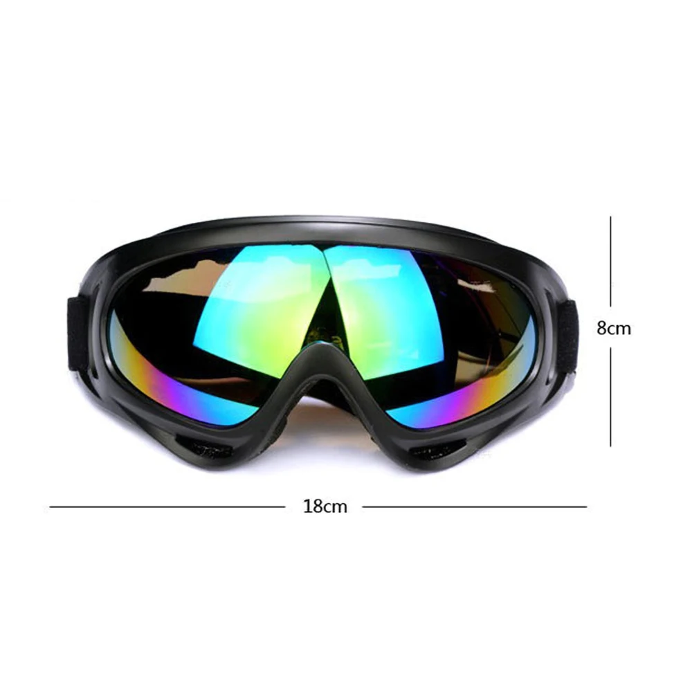 Moto Óculos Anti-Brilho Motocross Óculos de sol de Esportes de Esqui Óculos à prova de Poeira à prova de Vento com Proteção contra raios UV Mudanças Acessórios