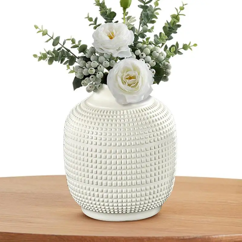 Cerâmica Imitação Vaso Pequeno Broto Inquebrável Floral Vaso Centrais Minimalismo Estilo Boho Vaso Para Decoração De Casa De Fazenda