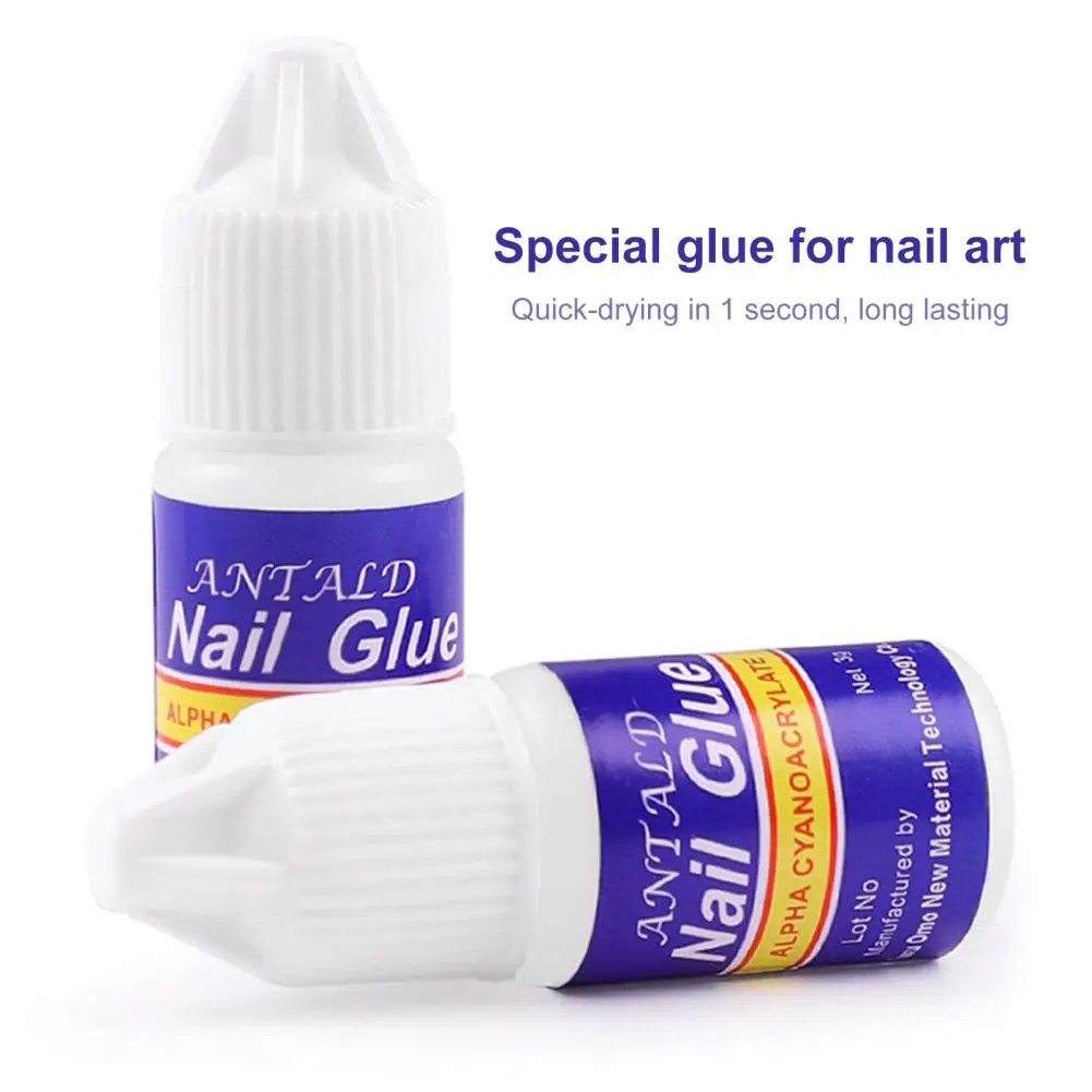 3g Prática Broca de Unhas de Gel com Pincel de Nail Art Cola Fácil de Usar Nail Art Ferramenta de Perfuração de pedra de Strass de Gel de Longa Vida útil