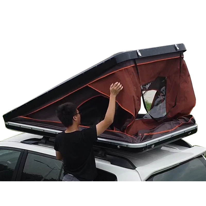 Alumínio triângulo Shell Acampamento SUV Carro no Telhado Tenda casca dura Tampa do Teto do carro superior Tenda para venda