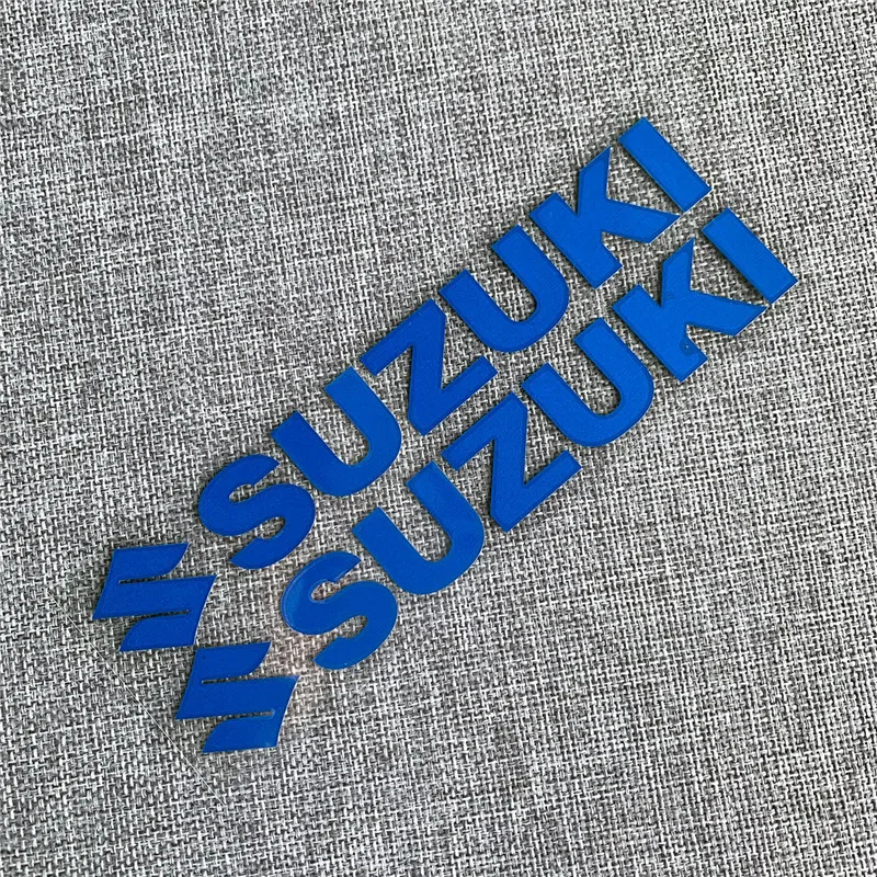 Vinil Refletivo Suzuki Moto Adesivo Decalque Logotipo Emblema Do Tanque