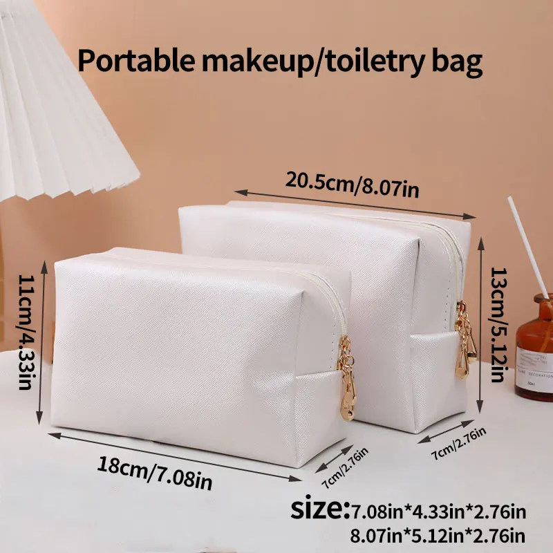 Mulheres que Viajam Maquiagem Sacos de Couro PU compõem Bolsa de Viagem Lavar produtos de Higiene pessoal Organizador de Bolsa de Cosméticos Saco de Armazenamento Bolsa para Meninas