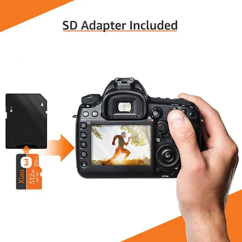 Para Xiaomi de 1TB e 2TB Micro TF Cartão SD de 512 gb de Alta Velocidade Mini cartão de Memória SD de 256 GB SD flash TF cartão de mapa de cartão sd com acesso gratuito adaptador SD