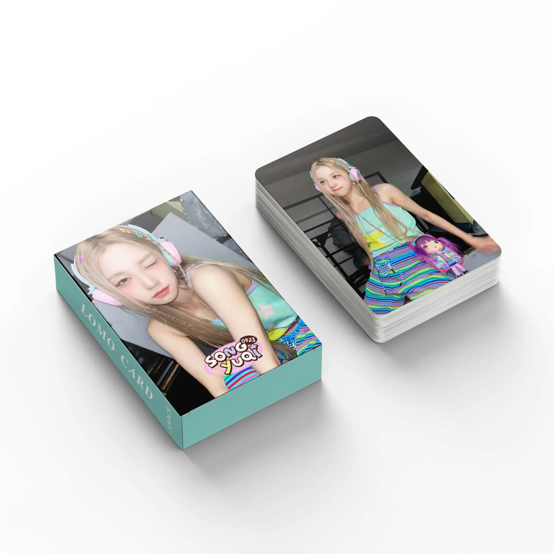 55pcs/set Kpop (G)I-DLE Música Yuqi Único Membro LOMO Cartões GIDLE Photocards