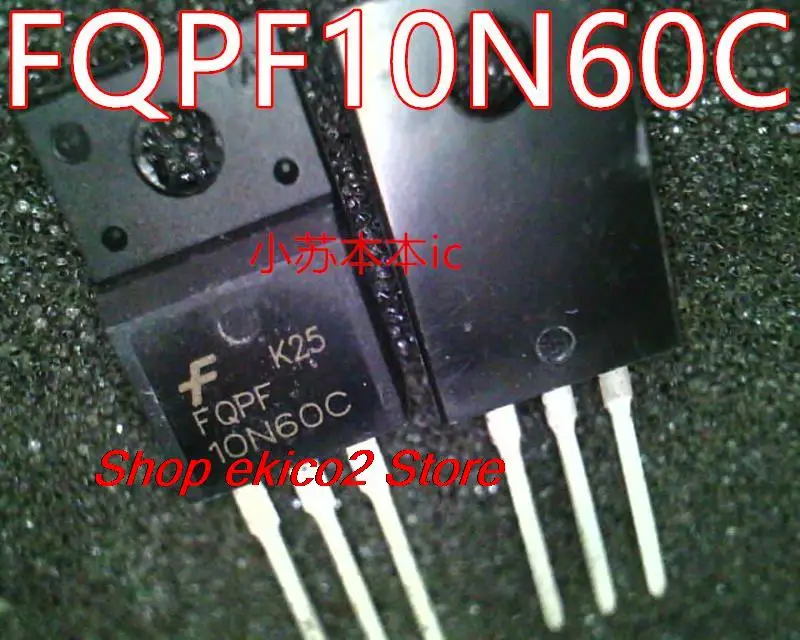 5pieces estoque Original 10N60C FQPF10N60C A-220 
