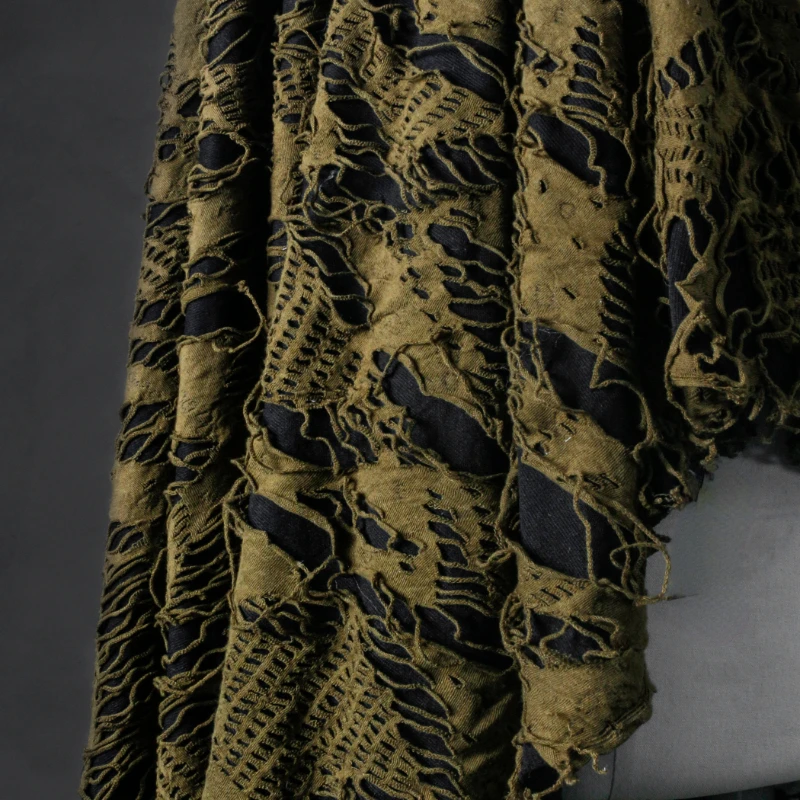 Tecido de malha Usada para Dupla Camada de Textura Designer de Roupas de grosso Pano de Vestuário de Diy de Costura de Poliéster Material de