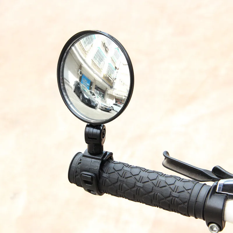 1Pc Universal de Bicicleta Espelho Retrovisor Ajustável Rotação de Ângulo Largo Guidão de Bicicleta de Visão Traseira para MTB Bicicleta de Estrada Acessórios
