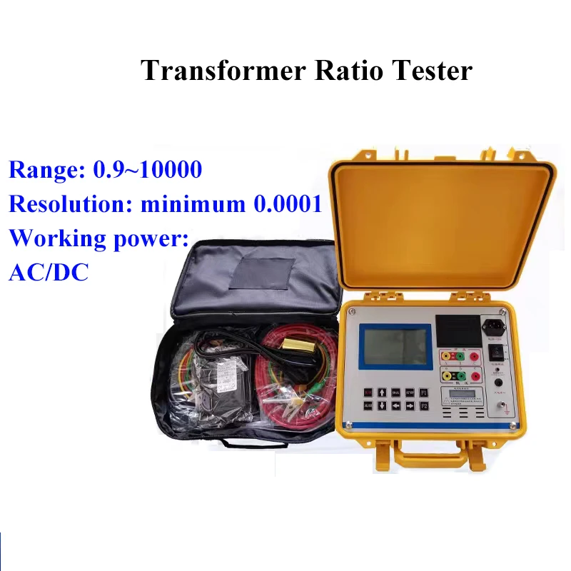 Totalmente automático transformer ratio de testador de alta precisão de medição de transformadores de potência relação de grupo testador dispositivo