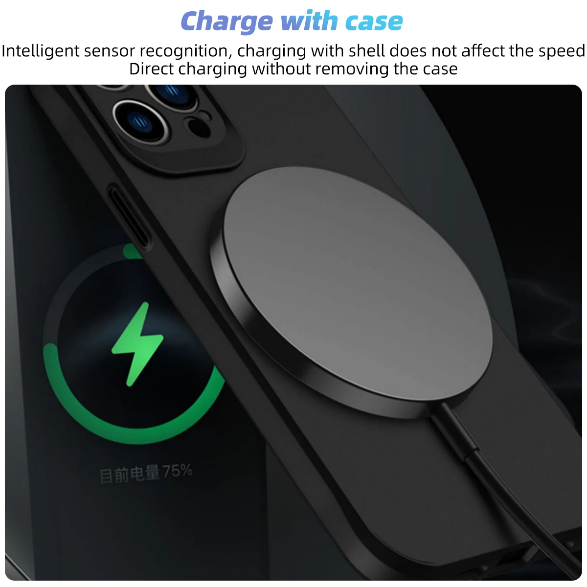 15W Rápido Magnético Carregador sem Fio Para iPhone 14 13 12 Para Airpods Visível Qi Almofada de Carregamento sem Fio Para Samsung S22 S10 Xiaomi