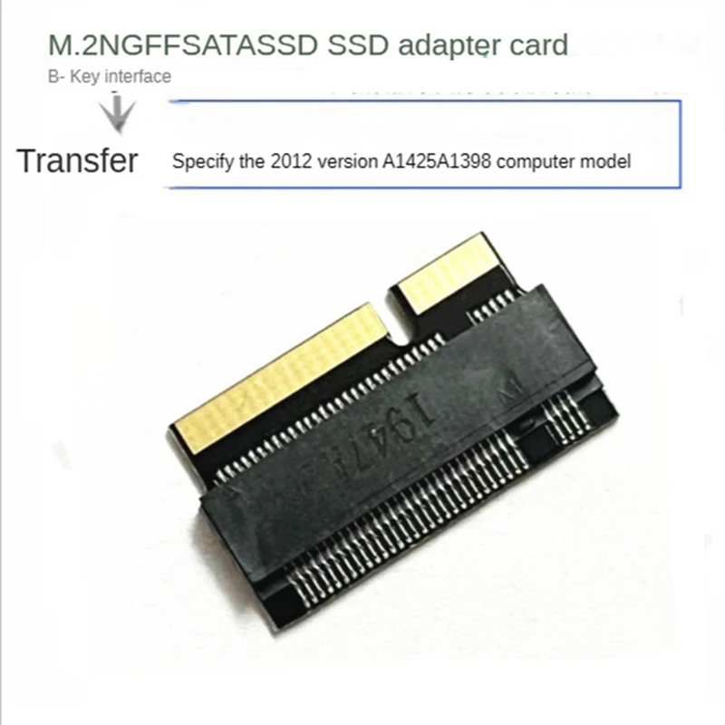 Para A1425/A1398 Adaptador de Cartão de M. 2 Ngff Unidade de disco Rígido Para a Versão De 2012 da Apple Pro 2 PCS de Transferência do Disco Rígido Cartão