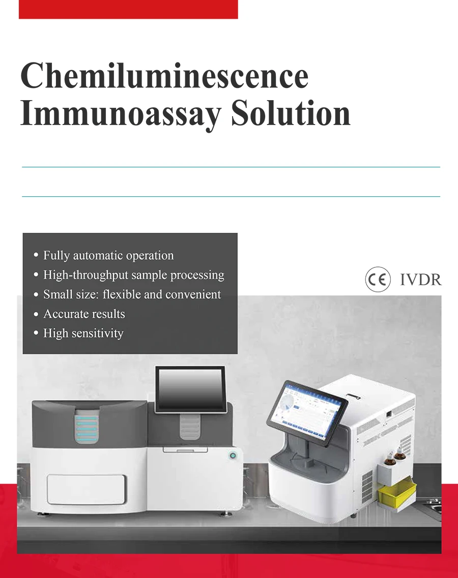 Laboratório clínico instrumentos analíticos poct automática quimioluminescência imunoensaio analisador de