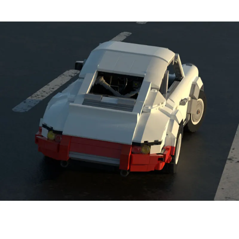 Campeão de velocidade Blocos de Construção MOC-116638 Corrida 911 RSR Carro Modelo de Construção de Blocos de Brinquedo de Montagem 1297PCS Presente de Natal