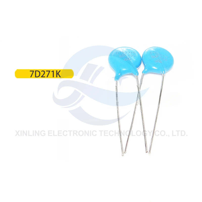 ZOV varistor 7D271K 7d-271k tensão 270V 7D 271K inline resistor